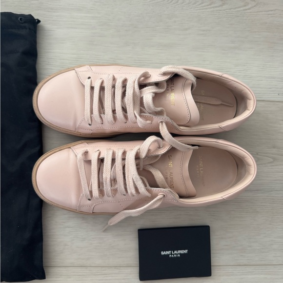 Saint Laurent Blush Pink Women's Sneakers - Picture 1 of 12